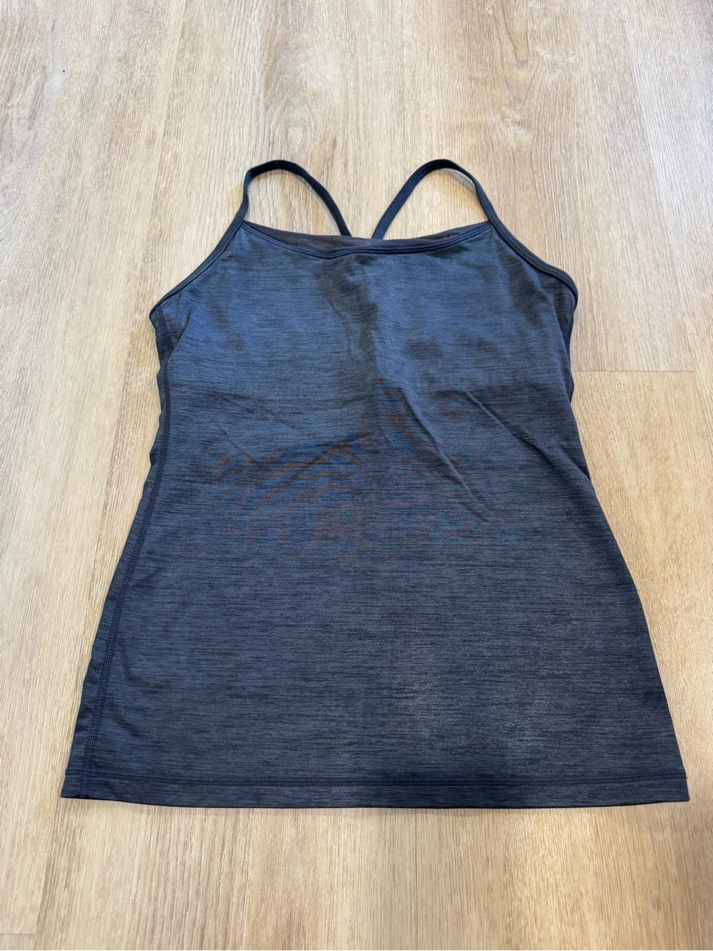 lululemon athletica Charcoal Gray Strappy Camisole with built in bra